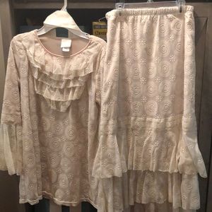 Zadie B’s lace outfit